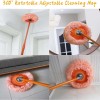 360° Rotatable Adjustable Cleaning Mop, Extendable Wall Cleaning Mop for Bathroom Floor Wall Bed Bottom