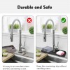 Silicone Faucet Mat for Kitchen Bathroom, Sink Draining Pad Keep Drying Kitchen Accessories