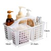 3 Compartment Storage Basket with Handle