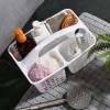 3 Compartment Storage Basket with Handle