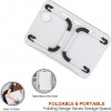 Laptop Bed Table with Foldable Metal Legs, Tablet & Cup Holder - Fits Upto 17