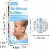 30pcs Baby Waterproof Ear Patch Stickers Ear Protector Swimming Bath Shampoo