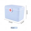 Colored Macaroon Medicine Box Large Capacity Household Multi-layer Medicine Box
