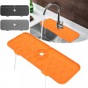 Silicone Faucet Mat for Kitchen Bathroom, Sink Draining Pad Keep Drying Kitchen Accessories