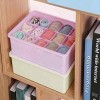 Box Drawer Organizer, 15 Compartment Plastic Storage Drawer Organizer