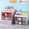 Small Desk Organizer With Drawer, Office Desktop Storage Box, Stationery/Makeup Organizer Storage Box
