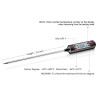 Stainless Steel Digital Instant Read Thermometer For Cooking Kitchen Food, Meat & Bbq
