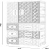 Kids Imported Cupboard Wardrobe With Drawers