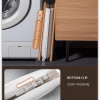 Laundry Baskets on Wheels, Laundry Trolley, Laundry Collector with 2 Layers, 2 Storage Baskets, Laundry Sorter for Bedroom