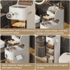 2,3,4 Layer Slim Organizer Cabinet Bathroom Standing Cabinet, Bathroom Floor Cabinet with Drawers