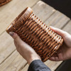 1Pc Rattan Woven Tableware Creative Stationery, Kitchen Accessories Holder