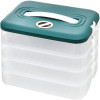 Dumplings Samosa Storage Box Refrigerator Momo's Container Freezing Multi-Layer Frozen Food Grade