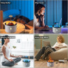 Volcano Humidifier Flame Aroma Diffuser, Ultrasonic Essential Oil Scent Diffuser 300ml Large Capacity