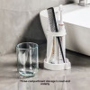Household Bathroom 3-In-1 Toothbrush Holder Toothpaste & Mouthwash Cup Organizer Dry And Dustproof Cleaning Tool Storage Rack