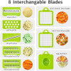 Multifunctional 14-in-1 Vegetable Chopper and Slicer Set
