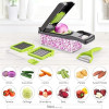 Multifunctional 14-in-1 Vegetable Chopper and Slicer Set