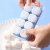 8 Grid Popup Ice Cube Tray, Square Soft Silicone Ice Cube Mold, Multi Grids Freezer Ice Cube Maker