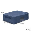 Under Bed Storage, Extra Large Metal Frame UnderBed Storage Box, Dust-Proof Underbed Storage Drawer with Lid for Clothes, Blankets, Shoes and Toy