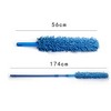 Foldable Multipurpose Microfiber Ceiling Fan Duster, Telescopic Pole Handle Flexible Brush