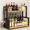 Multi-Layer High-End Table Spice Rack - Countertop Storage Organizer Shelf - Sauce, Oil, Bottle, Seasoning Rack