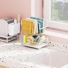 Wall Mounted Shelf Iron Storage Shelves for Kitchen Decoration Drainer Rack
