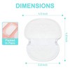 Pack of 10 Pcs Underarm Sweat Pads - Disposable Armpit Pads for Women and Men, Comfortable Unflavored, Non Visible