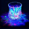 Water Liquid Inductive Rainbow Color Changing Flashing Light Cup - Drinking Glowing Glasses