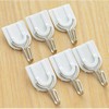 Strong & Powerful Self Adhesive Hooks, Home Storage Wall Door Hook for Hanging n Bathroom, Kitchen, Closet (6Pcs Set)