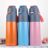 500ml Eco-Friendly Insulated Vacuum Flasks - Portable Silica Gel Stainless Steel Thermos - Thermal Mug Water Bottle