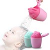 Baby Shower Bath Cup Baby Bath Rinser Wash Hair Cup by Protecting Infant Eyes