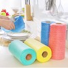 50Pcs Reusable Wipes Sheets Roll - Kitchen Housework Dish Cleaning Cloths Wiping Pad