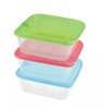 Easy Rack Food Storage Air Tight Leak Proof Box - Pack of 3 - Square - Large
