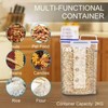 Plastic Airtight Food Storage Container with Measuring Cup 2KG Cereal Grain Rice Storage Box