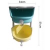 Kids Toy Storage Trolley Organizer 2 Tier Rolling Cart Playful Colors Children Playroom Decor Doll Activity Rack Shelf