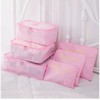 6 Pcs Travel Bags Suitcase Bag For Travelling Undergarments & Cloth Storage Organizer