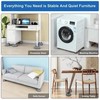 Anti-vibration Washer Support Pads - Anti Slip Anti Vibration and Noise Reducing Rubber Washing Machine Feet Pads (4Pcs)