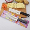 Kiwi Zigzag Cutter Waving Knife - Crinkle Cutter For French Fries Kitchen Knife Accessories
