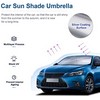 Car Sun Shade Umbrella Cover for Windshield UV Reflecting Foldable Front Glass Sunshade Umbrella