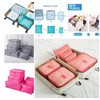 6 Pcs Travel Bags Suitcase Bag For Travelling Undergarments & Cloth Storage Organizer