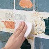 Oil Proof Stove Top Wallpaper Printed Kitchen Oil Resistant Self Adhesive Sticker (Blue)