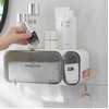 Waterproof Wall Mounting Multifunctional Bathroom Organizer Toilet Paper Holder