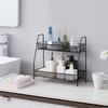 2 Layer Metal Stand Small Storage Rack for Kitchen, Bath Room, Bedroom and Office