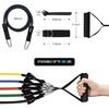 11Pcs Fitness Resistance Bands Set -  Elastic Bands for Workout-copy