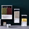 Wall Mounted Rice Grain Dispenser Cereal Storage Container