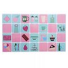 Oil Proof Stove Top Wallpaper Printed Kitchen Oil Resistant Self Adhesive Sticker (Blue)