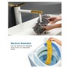 Foldable Multipurpose Microfiber Ceiling Fan Duster, Telescopic Pole Handle Flexible Brush
