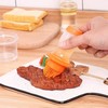 Oil Spreader, Oil Bottle with Silicone Brush - Honey Brushes for Kitchen Cooking, BBQ, Baking