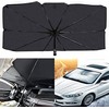 Car Sun Shade Umbrella Cover for Windshield UV Reflecting Foldable Front Glass Sunshade Umbrella