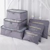 6 Pcs Travel Bags Suitcase Bag For Travelling Undergarments & Cloth Storage Organizer