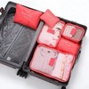 6 Pcs Travel Bags Suitcase Bag For Travelling Undergarments & Cloth Storage Organizer